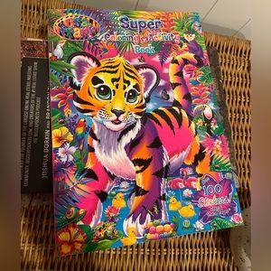 LISA FRANK Activity and Coloring Book With Stickers Brand New